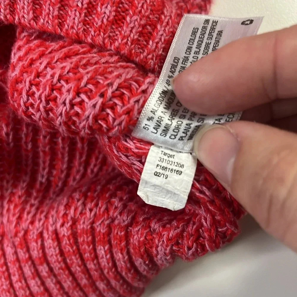 Cropped wild fable knit sweater target sweater ribbed hem sleeves juniors XL - Picture 10 of 11